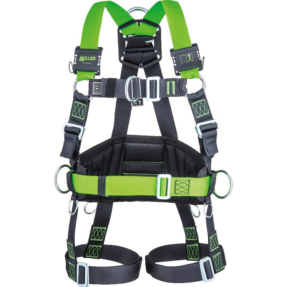 MILLER Auffanggurt H-Design® BodyFix 2D manuell, EN 361, EN 358, Größe 2