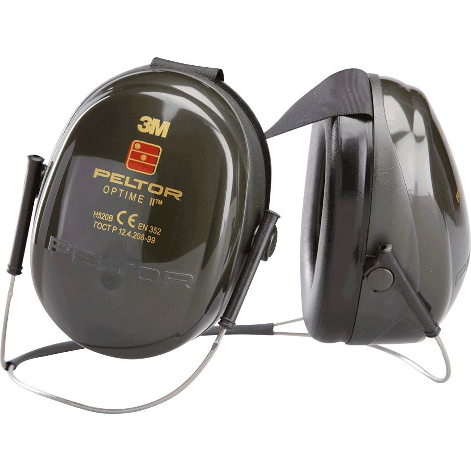 3M™PELTOR™Gehörschutzkapsel OPTIME™II, H520B-408-GQ, Kat.III, mit Nackenbügel, 195g