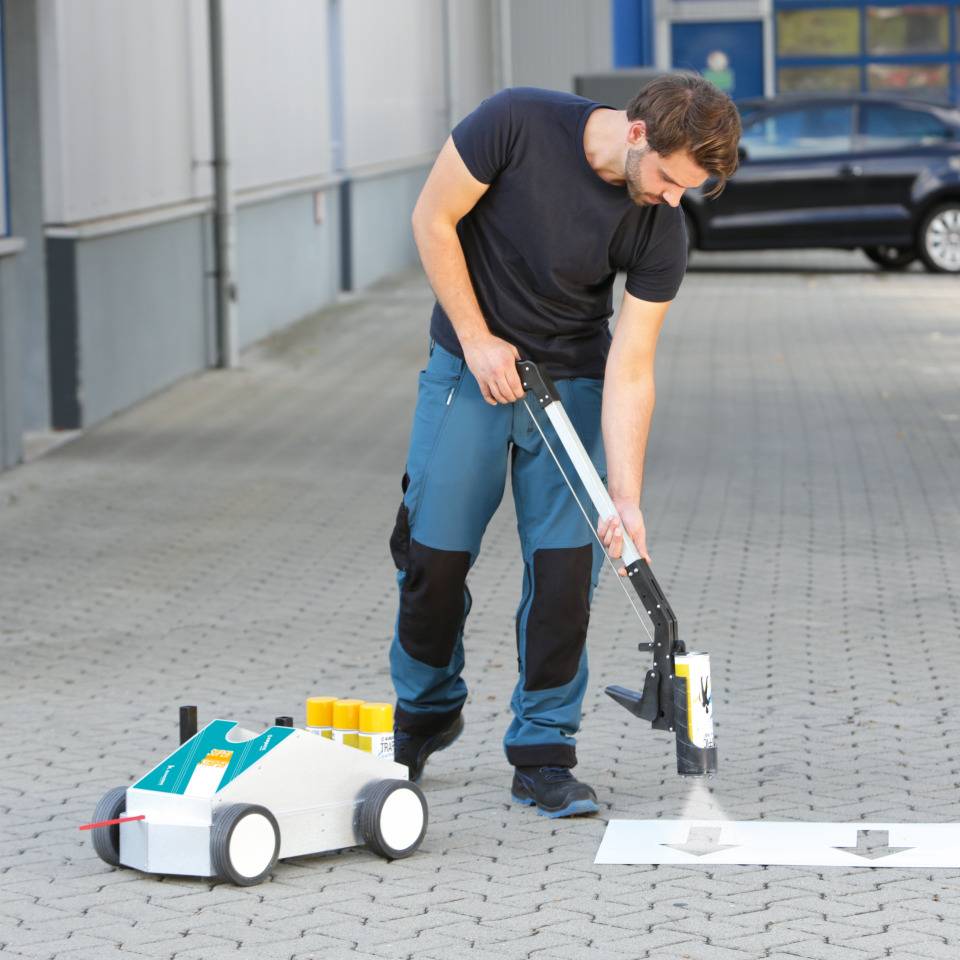 A.M.P.E.R.E. Markiergerät New SUPER-Striper, komplett, Lieferung ohne Farbe