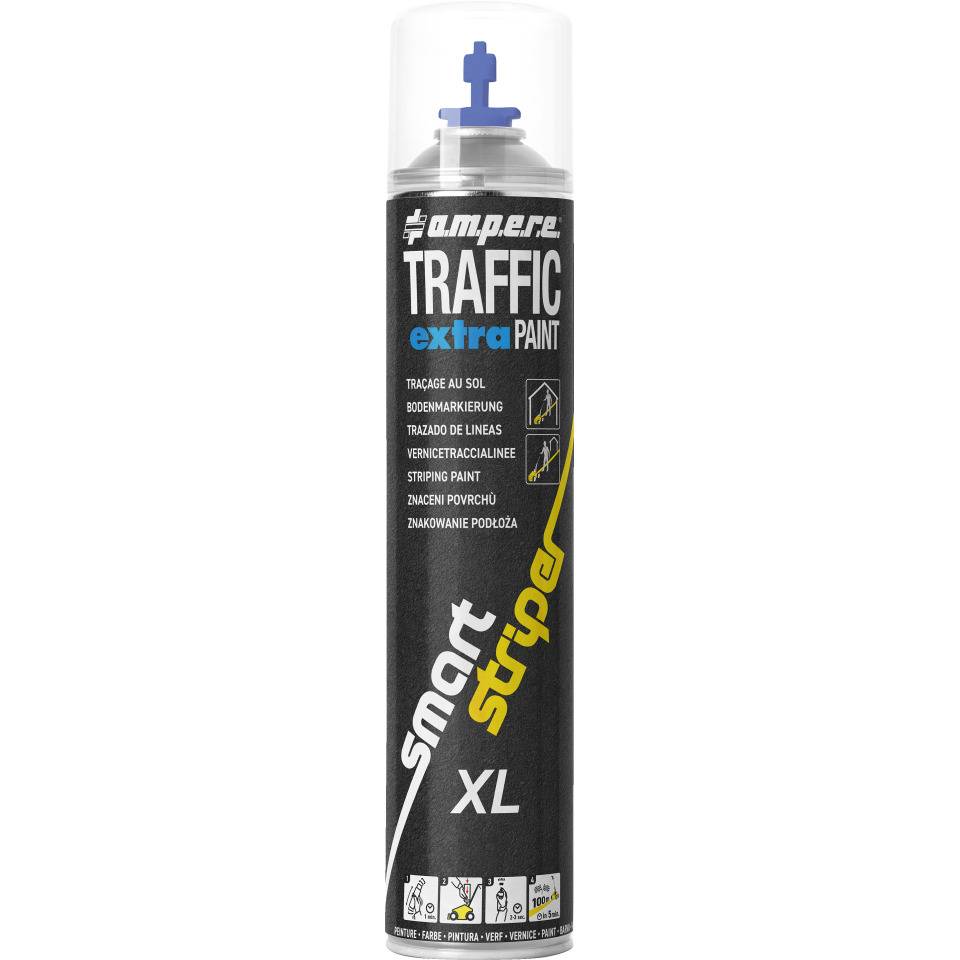 A.M.P.E.R.E. Bodenmarkierungsfarbe TRAFFIC Extra Paint®, blau, 750ml/Dose