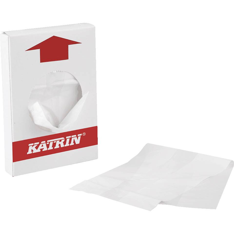 KATRIN® Hygienebeutel für Spender, weiß, 25x30 Stück/VE