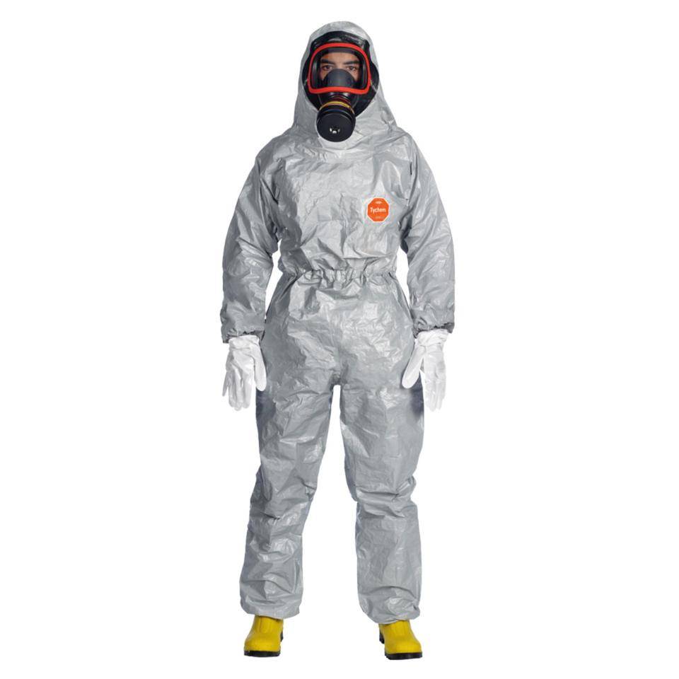 Tychem® Schutzoverall 6000 F FaceSeal, Modell TF611T, Kat.III, grau, Größe XXL