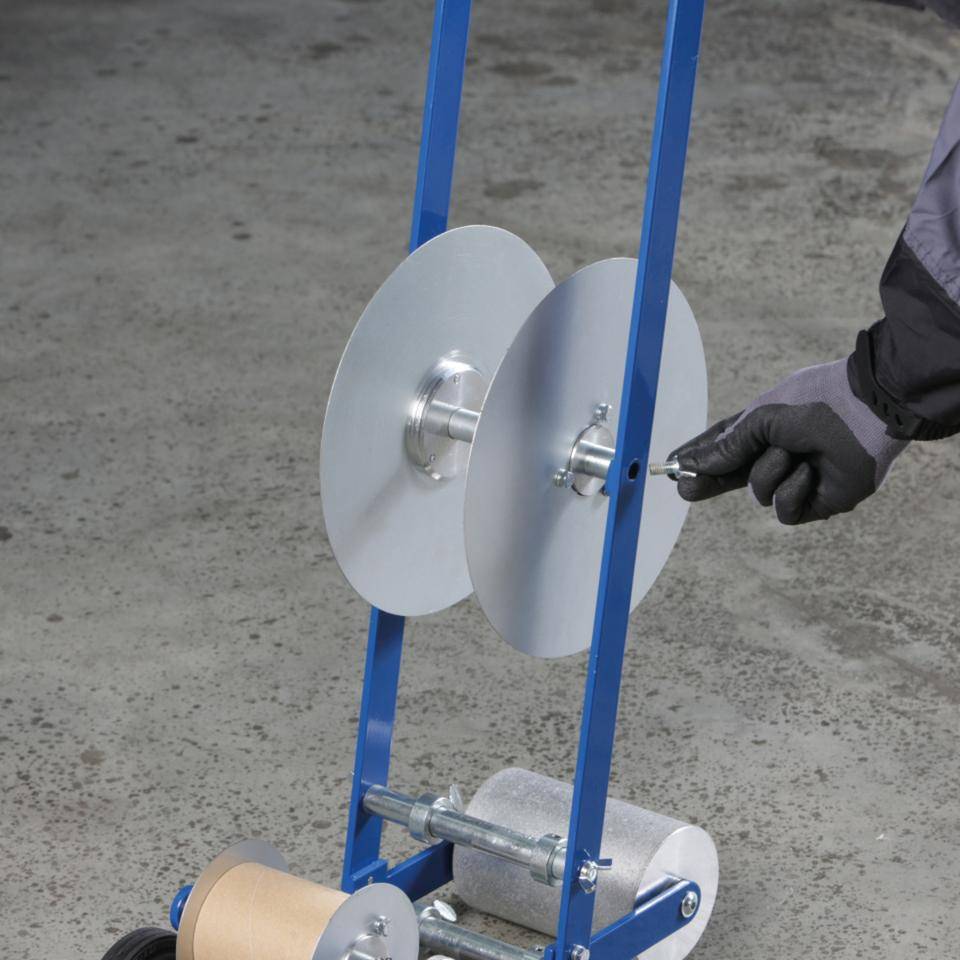 K.57 Abrollgerät Tape-Master,f. Bodenmark.bänder/Antirutschbel.,bis 100mm Breite