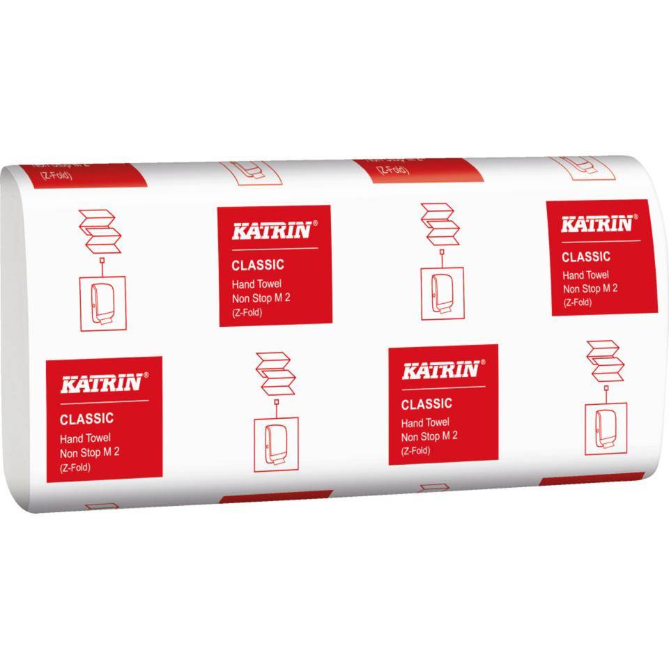 KATRIN® CLASSIC Falthandtücher NON STOP M2 wide, 2-lagig, saugstark, 4000/VE