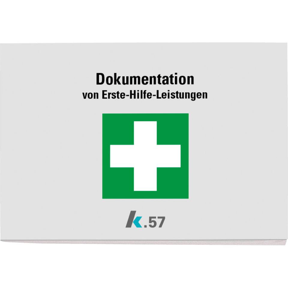 K.57 Verbandblock, kartoniert, 35 Dokumentationsseiten, DIN A5
