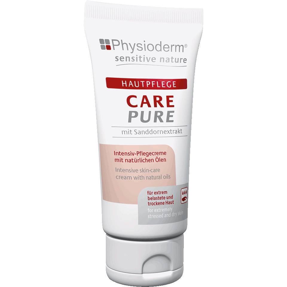 Physioderm® Intensiv-Pflegecreme Care Pure, für extrem trockene Haut, 50ml/Tube