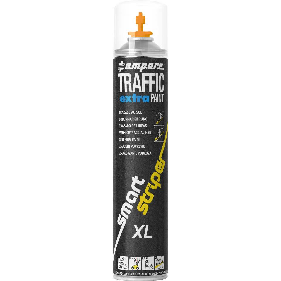 A.M.P.E.R.E. Bodenmarkierungsfarbe TRAFFIC Extra Paint®, orange, 750ml/Dose