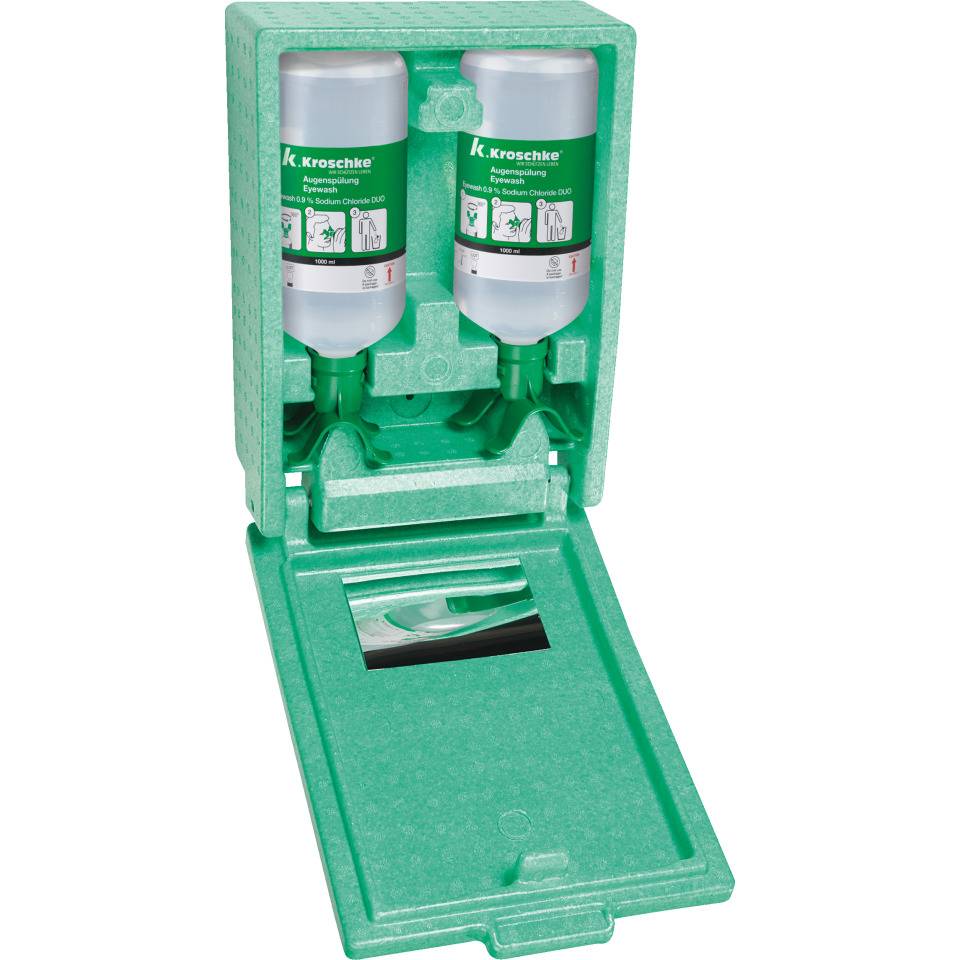 K.57 Wandbox Augenspülung Duo, mit 2x1000ml Augenspülung Duo