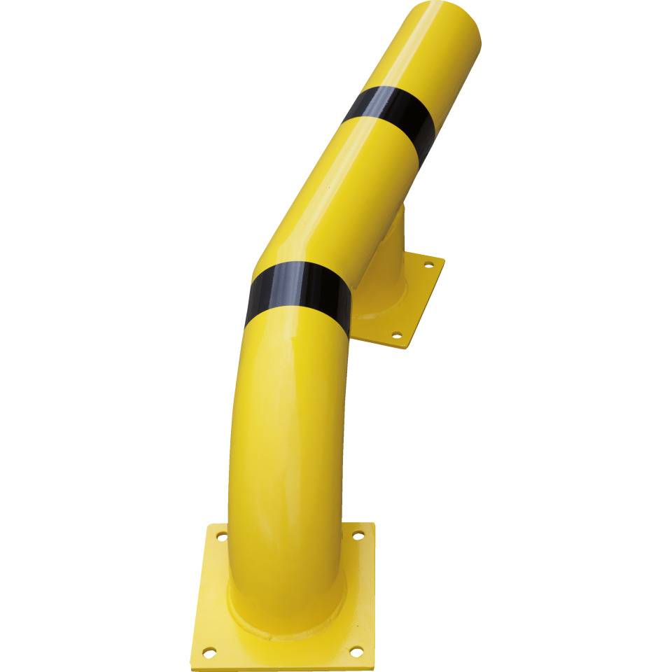 K.57 LKW Einfahrhilfe MODUL rechts,Winkel u.Gerade,Aufdüb.,gelb,Stahl,2800x315mm