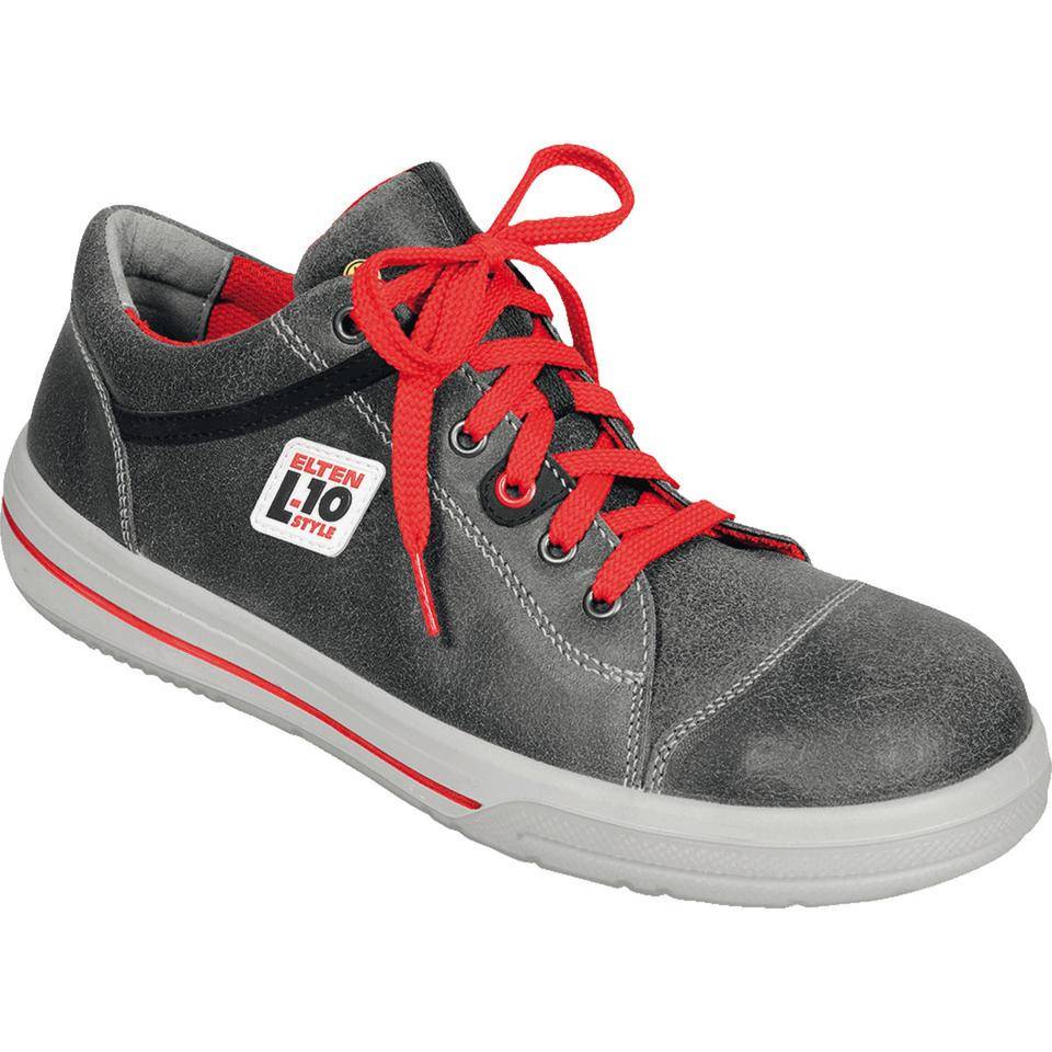 ELTEN ESD-Halbschuh VINTAGE Low, 721071, S3 SRC, Kat.II, grau, Rindleder, Größe 39