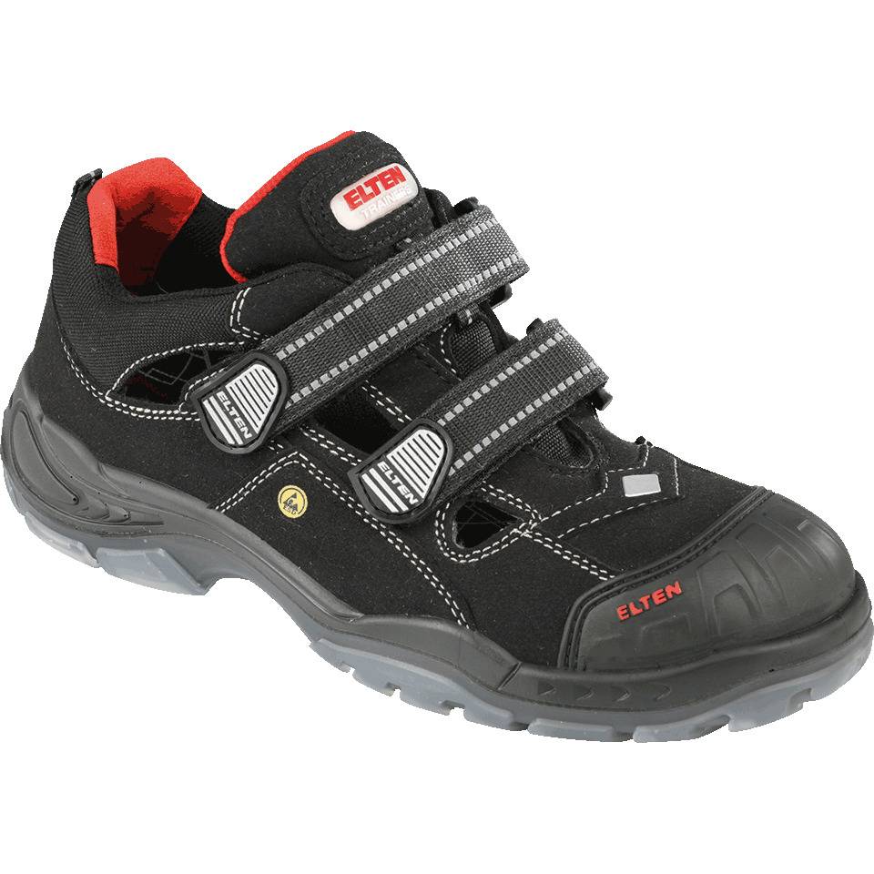 ELTEN ESD-Sicherheitssandale SCOTT Pro, 726661, S1P, schwarz, Microfaser, Größe 38
