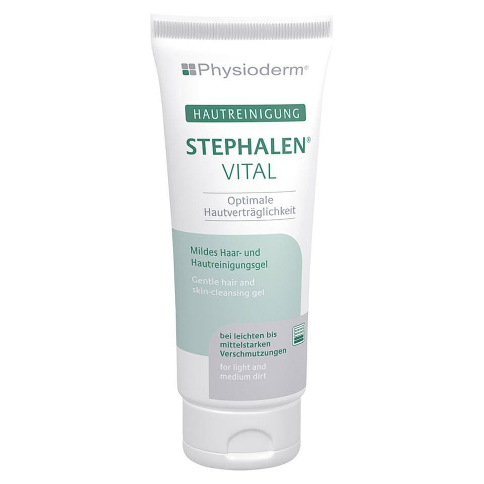 Physioderm Waschgel STEPHALEN® VITAL, zur Haut- und Haarreinigung, 250ml/Tube