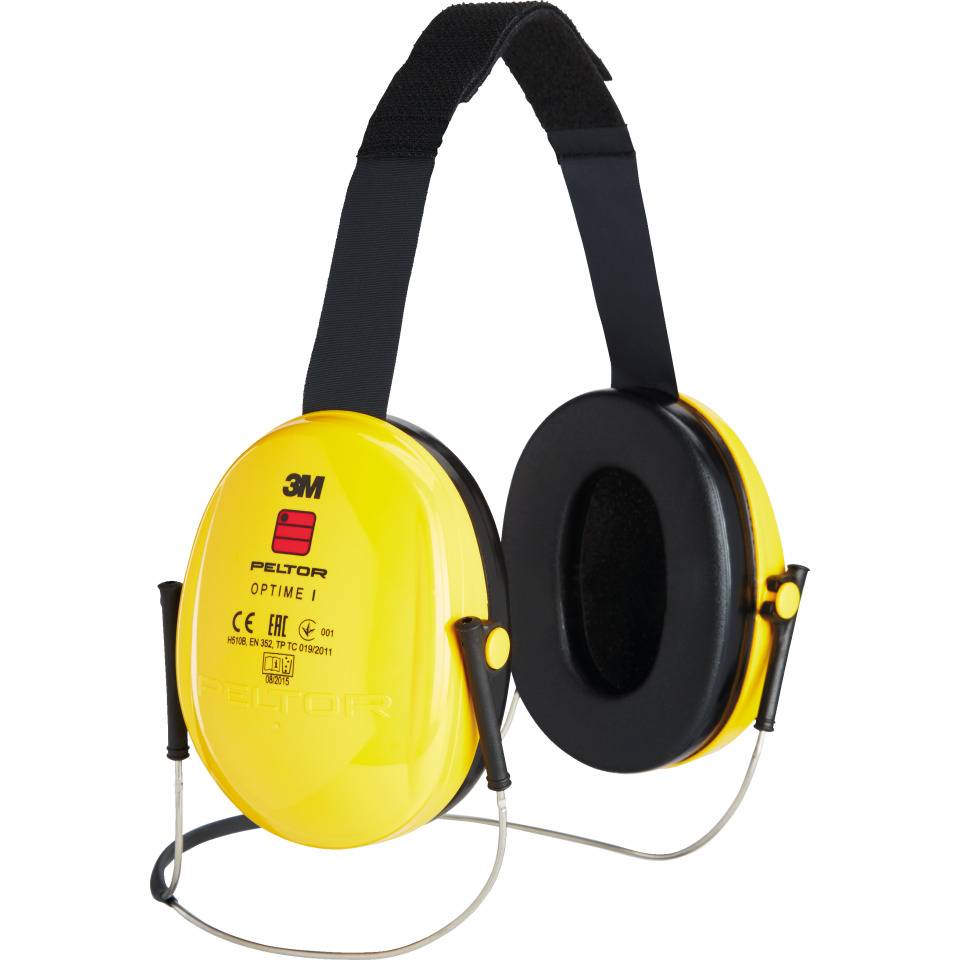 3M PELTOR Optime I Kapselgehörschutz H510B-403-GU, Kat.III, 26 db, gelb, Nackenbügel