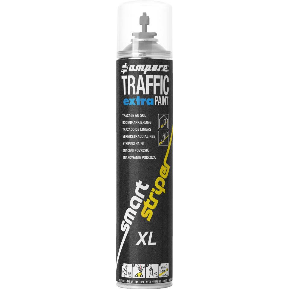 A.M.P.E.R.E. Bodenmarkierungsfarbe TRAFFIC Extra Paint®, grau, 750ml/Dose