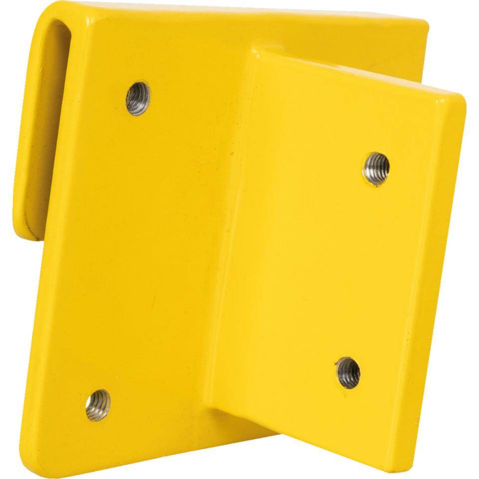 K.57 Adapter für Schutz-Barriere,gelb,Stahl,125x110mm,inkl. 6 Sechskantschrauben