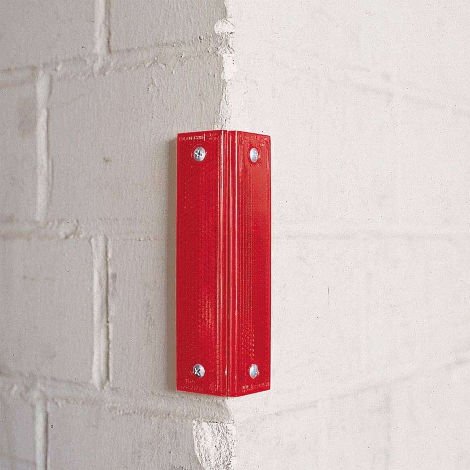 K.57 Warn-Reflektor, mit Schraubloch, rot, Kunststoff, 41x182mm,4 Stück/VE