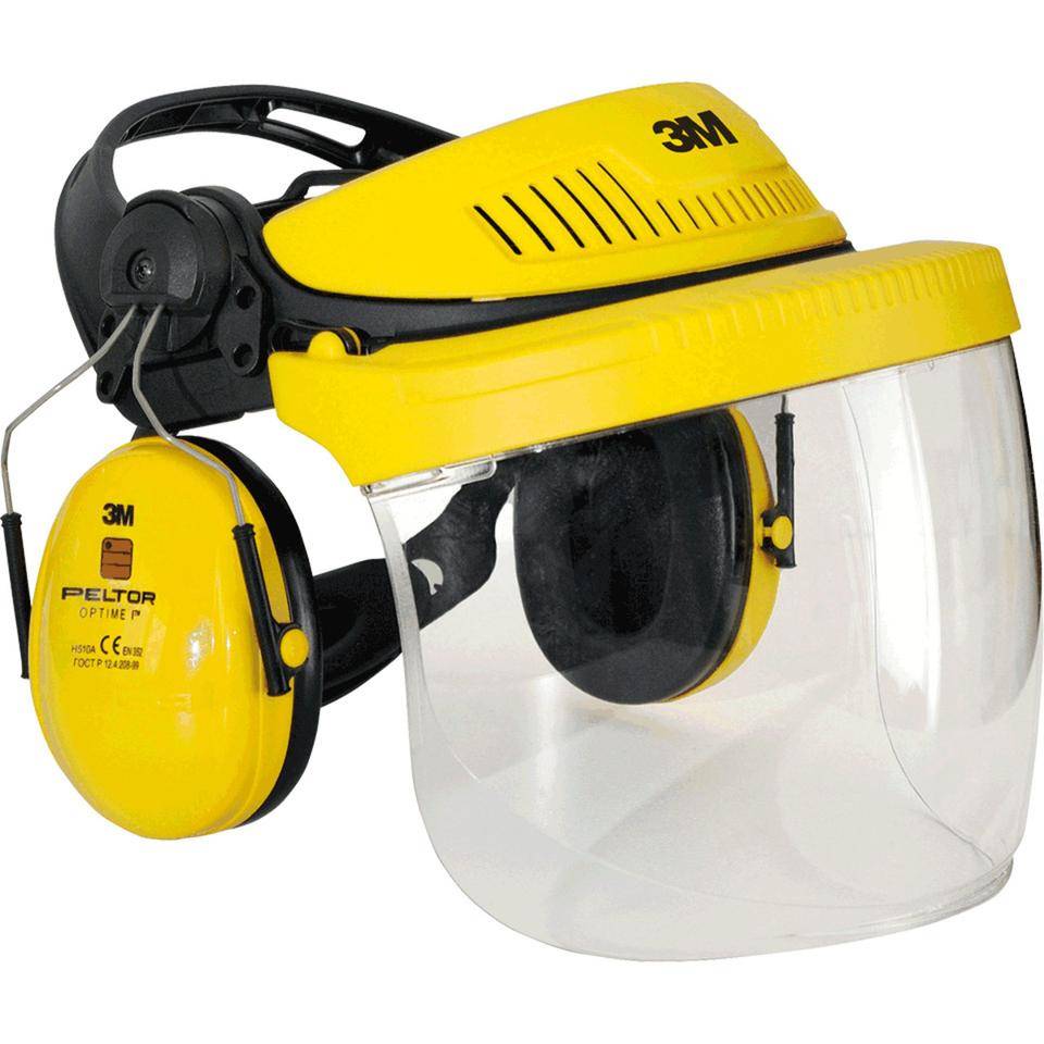 3M™ PELTOR™ Gehör-/Gesichtsschutz-Kombination G 500, gelb/schwarz, 350g