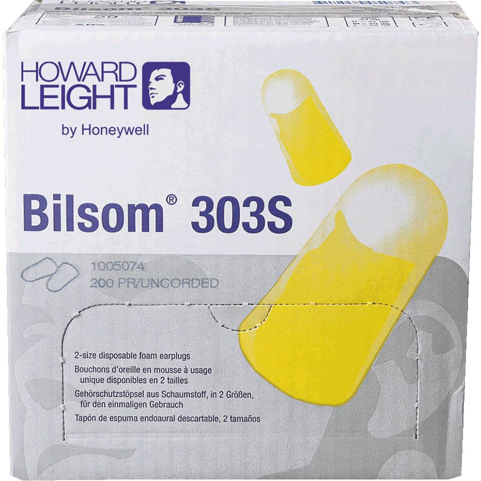 HOWARD LEIGHT Gehörschutzstöpsel 303 S, Kat.III, gelb, 20 Tüten à 10 Paar/VE