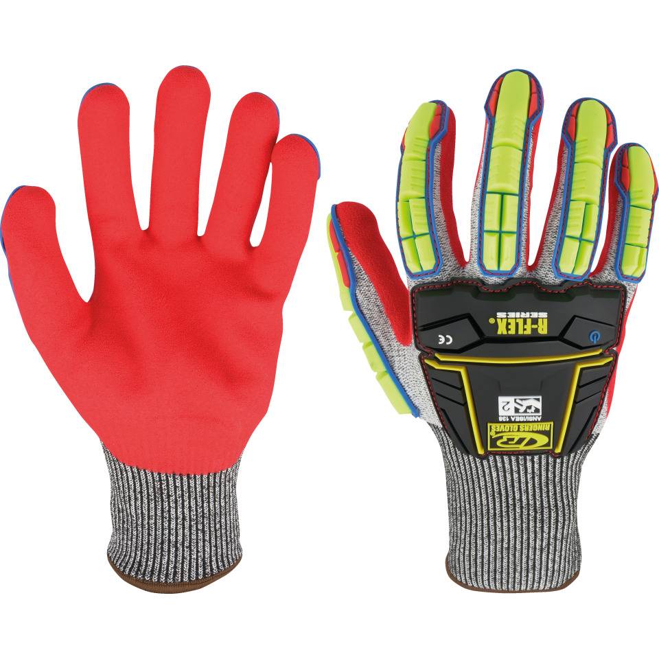 RINGERS® Schutzhandschuh R-065, Kat.III, mit 3D-Protektoren, 270mm, Größe 8