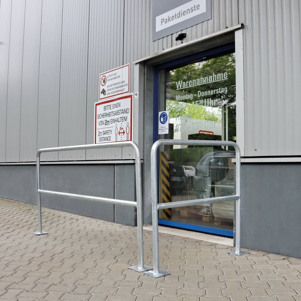 K.57 Schutzbügel,Allround light,z.Aufdüb.,Stahl,feuerverzinkt,Ø42mm,2000x1000mm