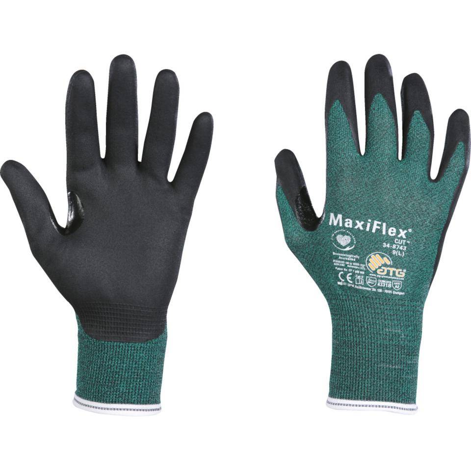 ATG Schnittschutzhandschuh MaxiFlex® Cut, Kategorie II, Nylon, 250mm, Größe 9