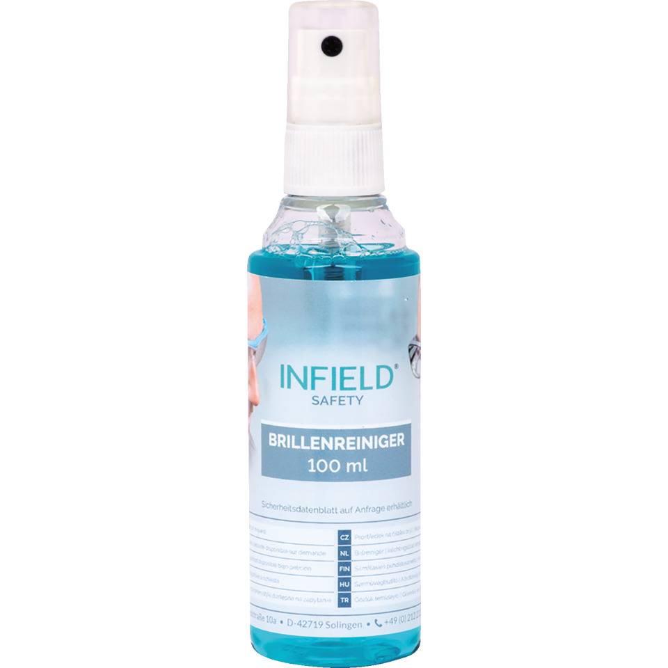INFIELD Brillenreinigungsspray, mit Pumpzerstäuber, 100ml/Flasche