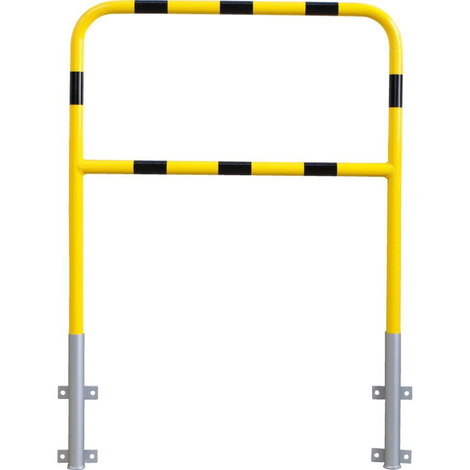 K.57 Laderampenschutzbügel,gelb/schwarz,feuerverzinkter Stahl,1400x1000mm