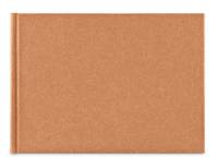 HAMA - Buch-Album Wrinkled 24x17 cm 36 weiße Seiten Braun - Bürokleinmaterial