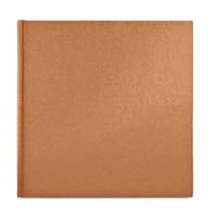 HAMA - Jumbo-Album Wrinkled 30x30 cm 80 weiße Seiten Braun - Bürokleinmaterial
