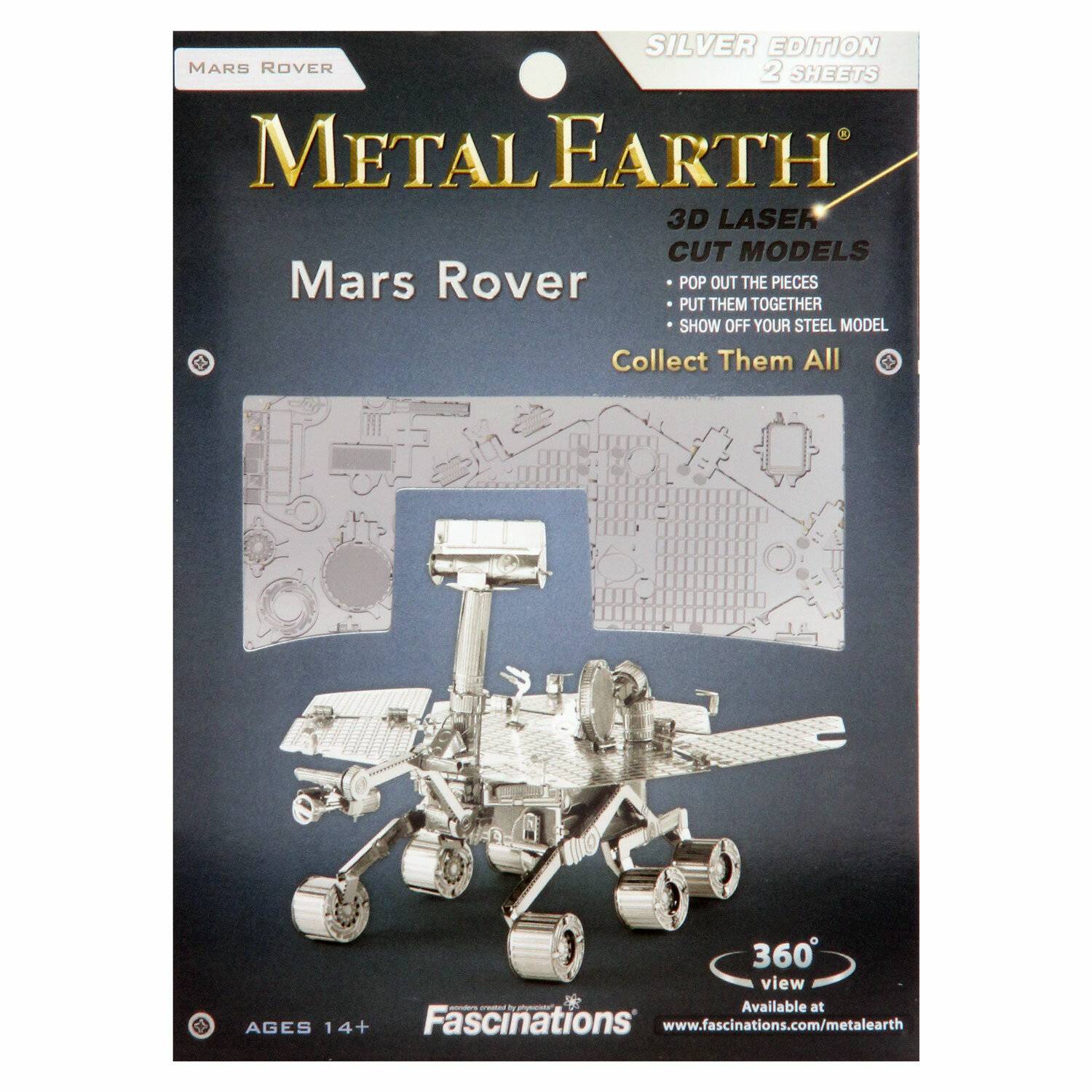 Metall Erde Mars Rover