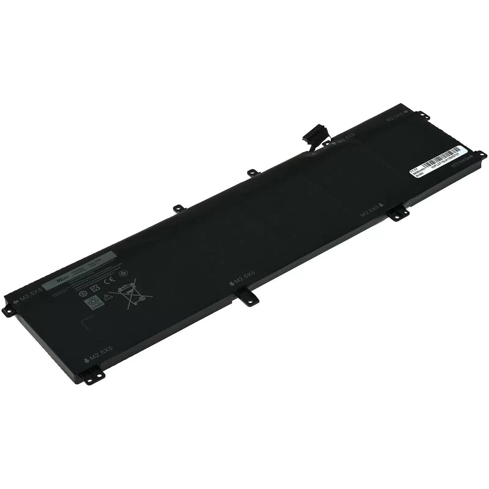 Powerakku für Laptop Dell Precision M3800 / XPS 15 9535 / 9530 / 3930 / Typ 245RR / 7D1WJ / 0H76MY - 10,8V - 8400 mAh