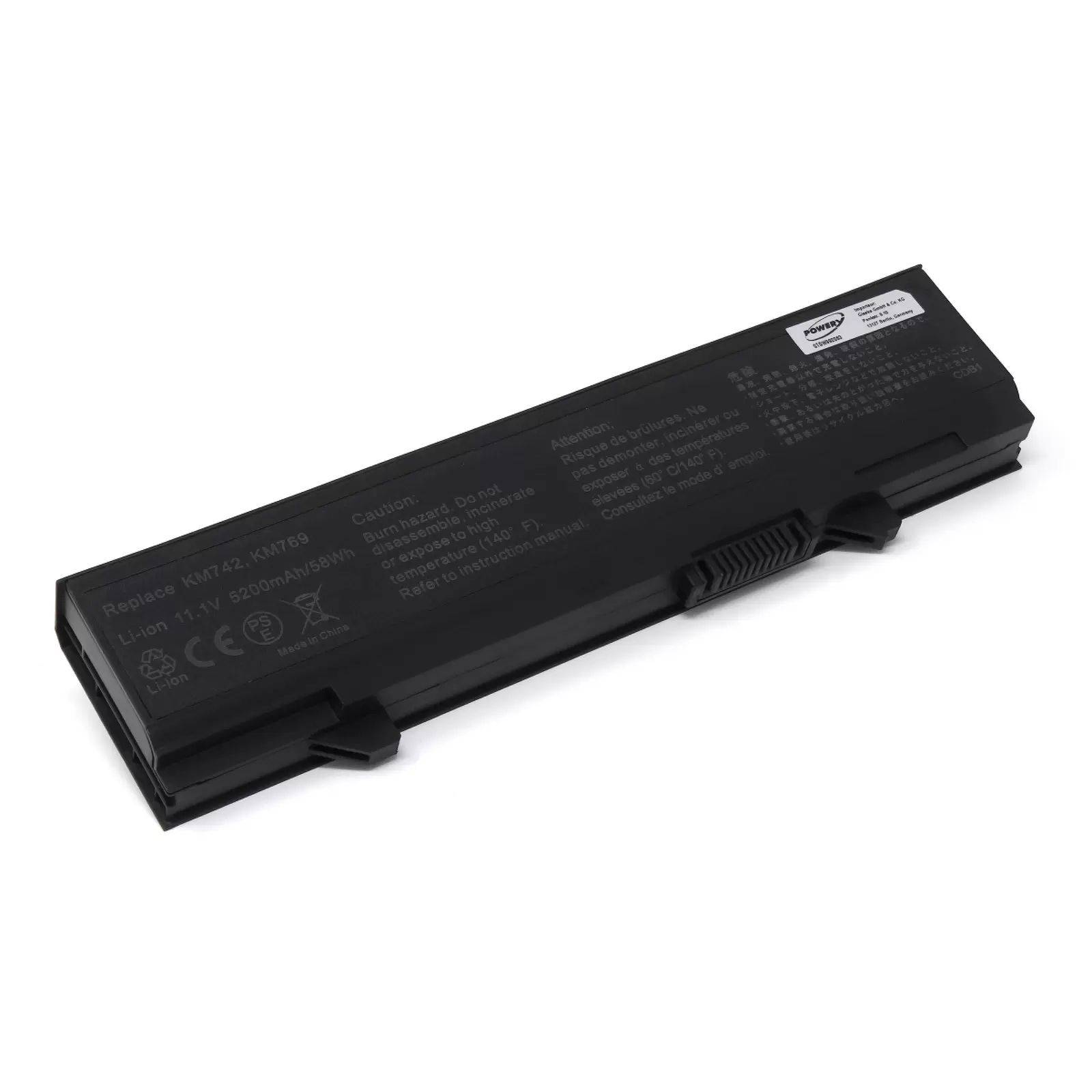 Akku für Dell Latitude E5400/E5500 - 11,1V - 5200 mAh