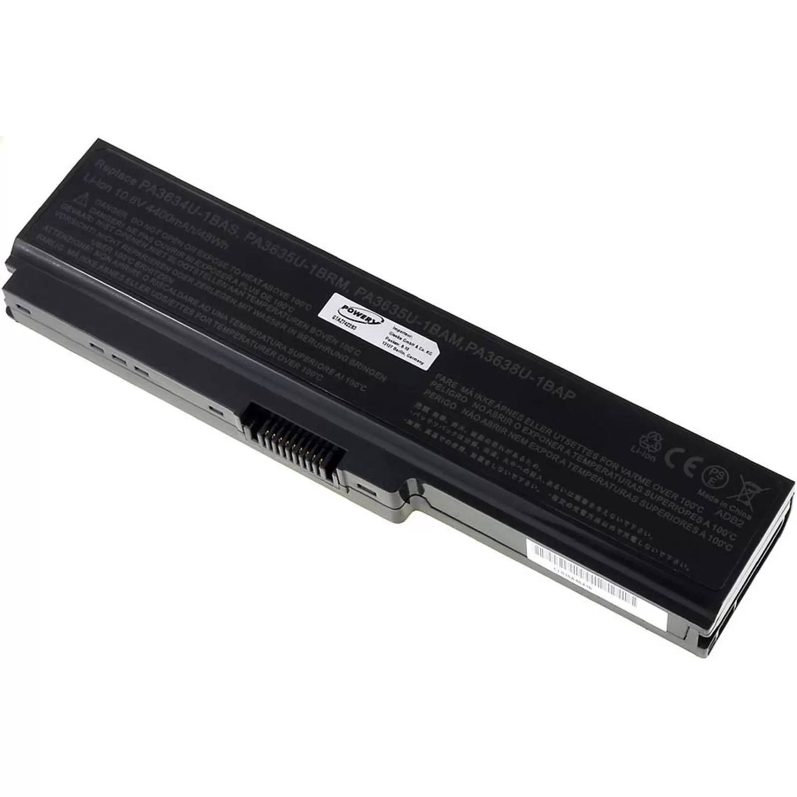 Akku für Toshiba Portege M800 Serie / Typ PA3634U-1BAS Standardakku - 10,8V - 4400 mAh