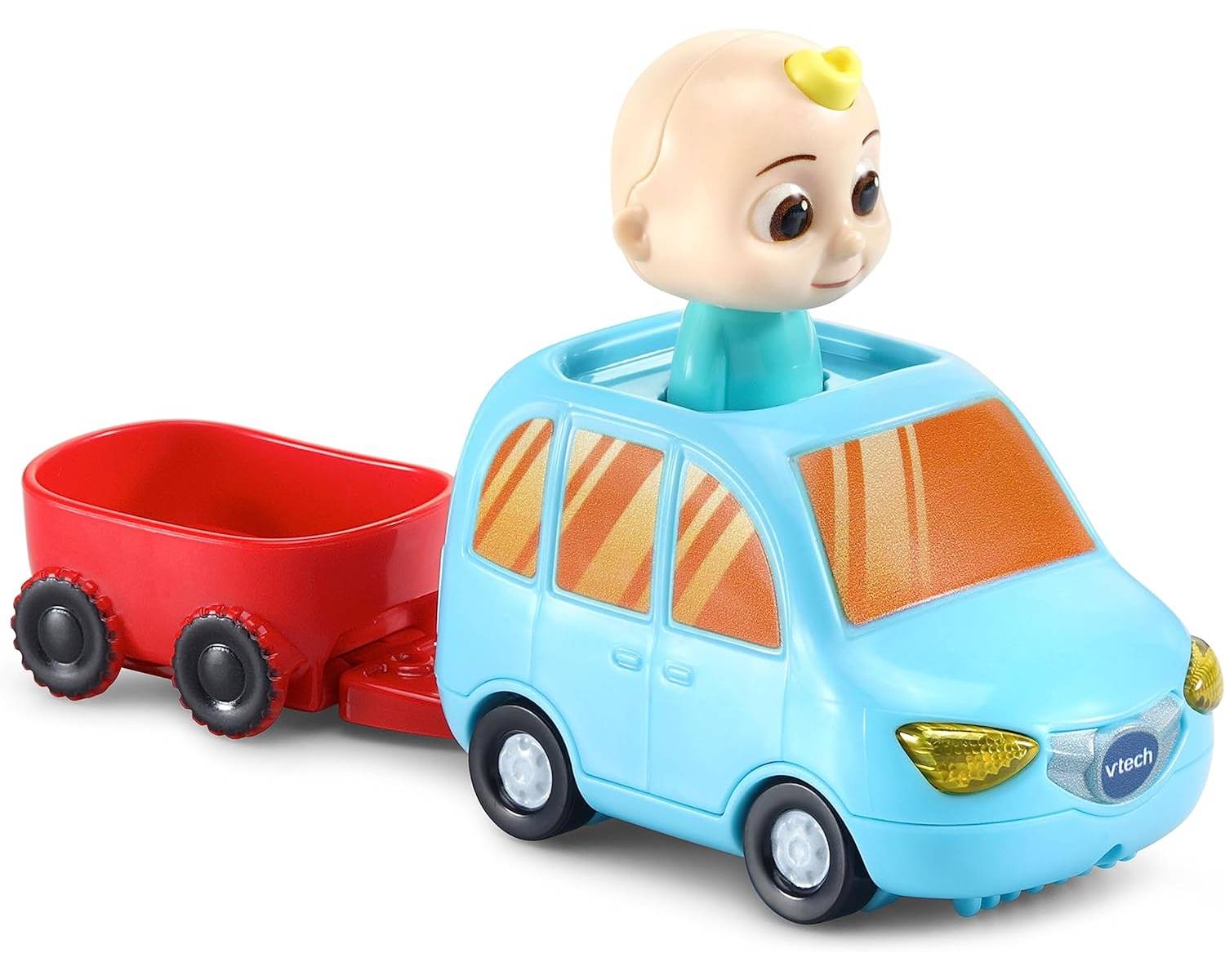 VTech CoComelon Tut Tut Baby Flitzer JJs Spielhaus Lernset mit Auto und Tieren
