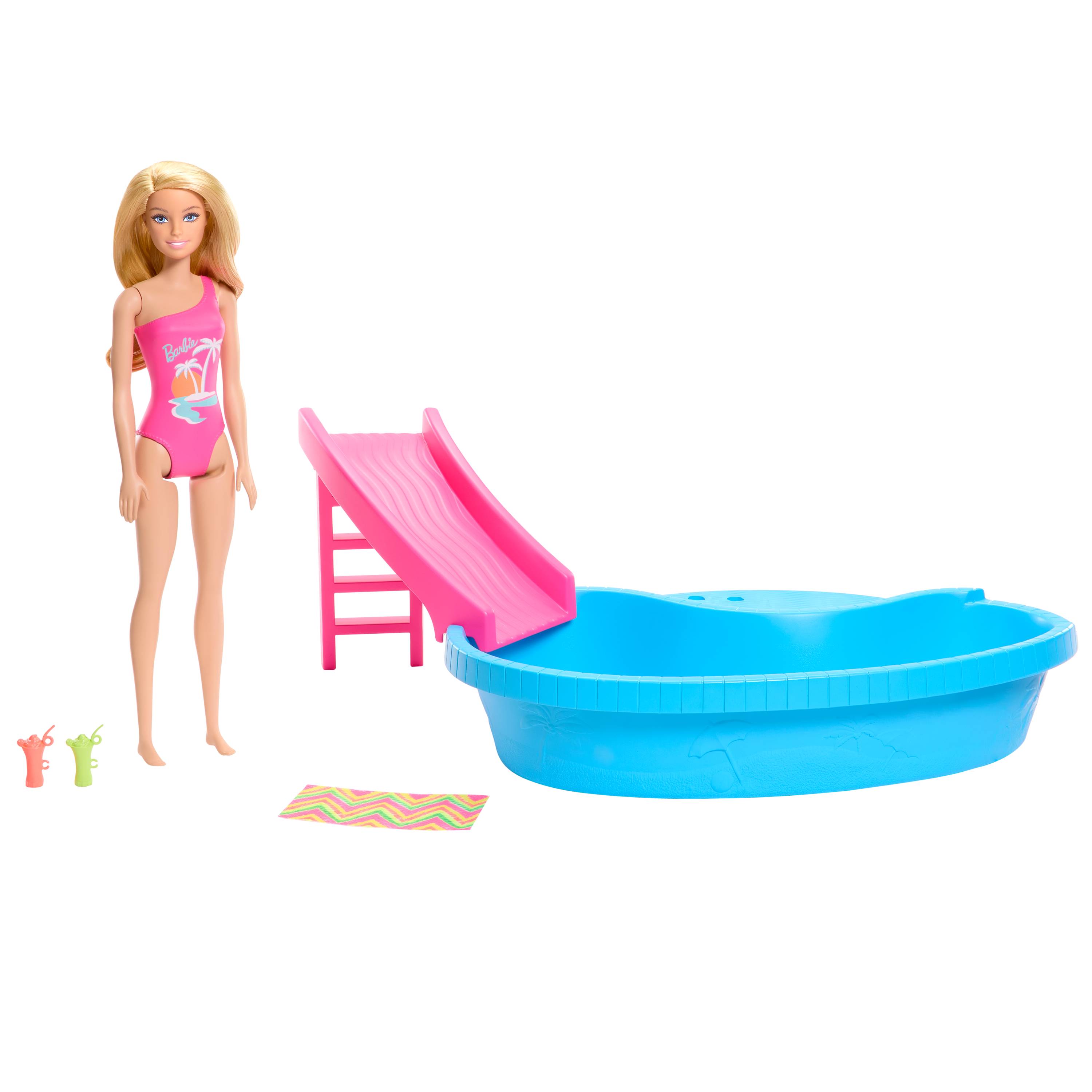 Barbie-Pool mit Puppe