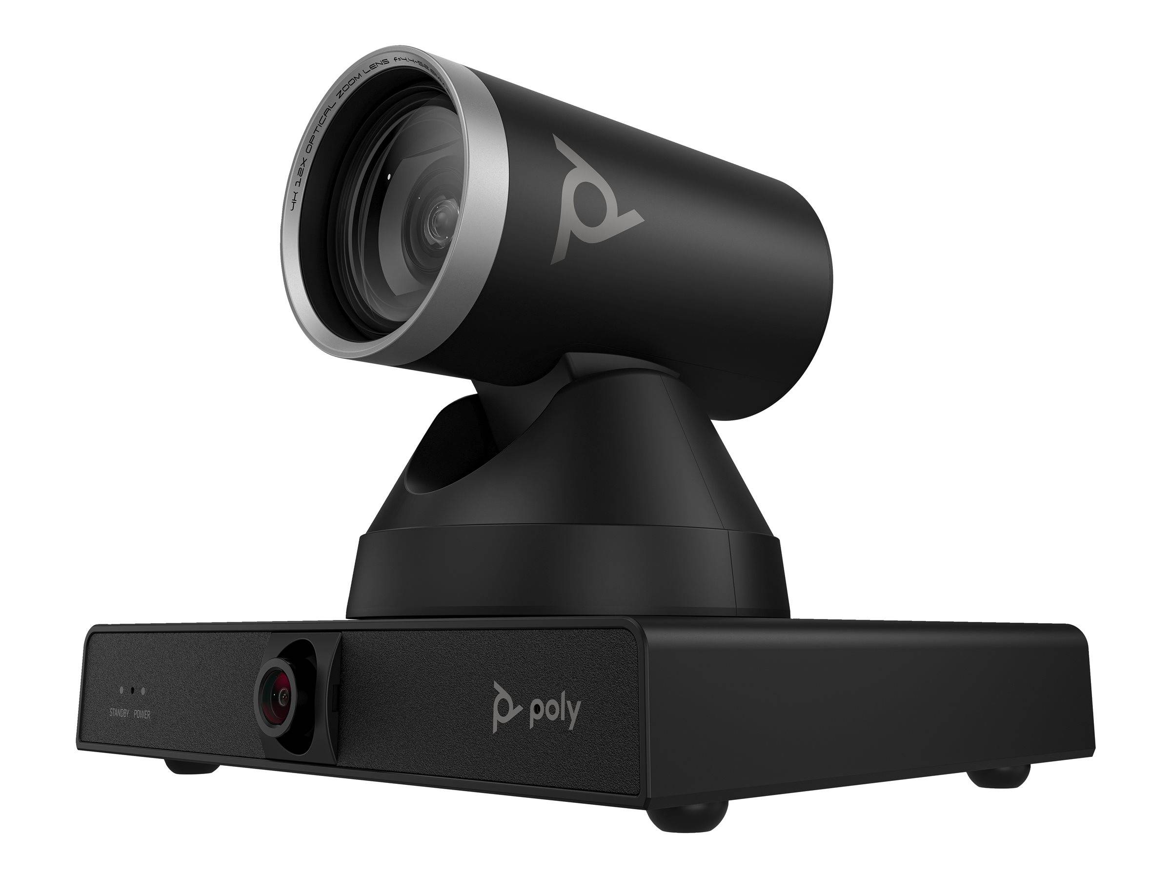HP - Poly Studio E60 - Konferenzkamera - PTZ - Farbe - 2 x 8 MP - 3840 x 2160 - 4K UHD (3840 x 2160)