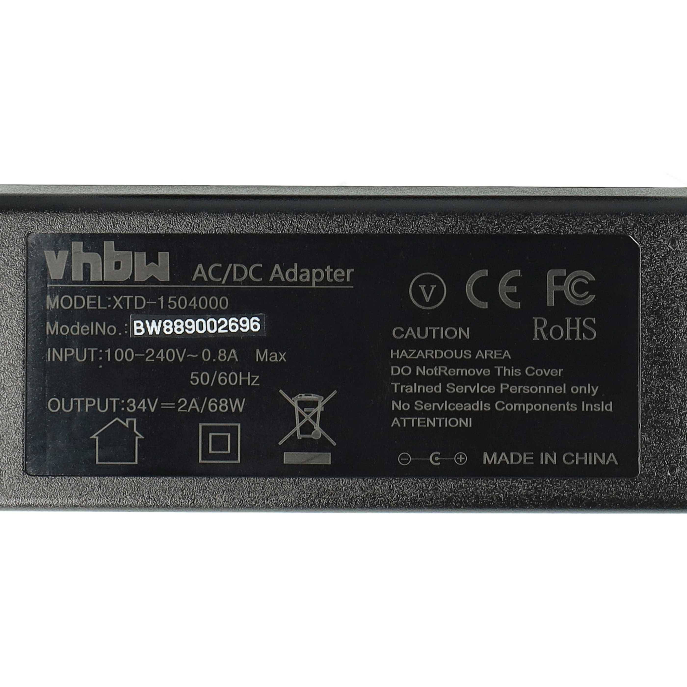 vhbw Netzteil kompatibel mit Robomow MC150, MC1200, MC1000 Rasenmäher, Mähroboter - 230 cm, nicht spritzwassergeschützt