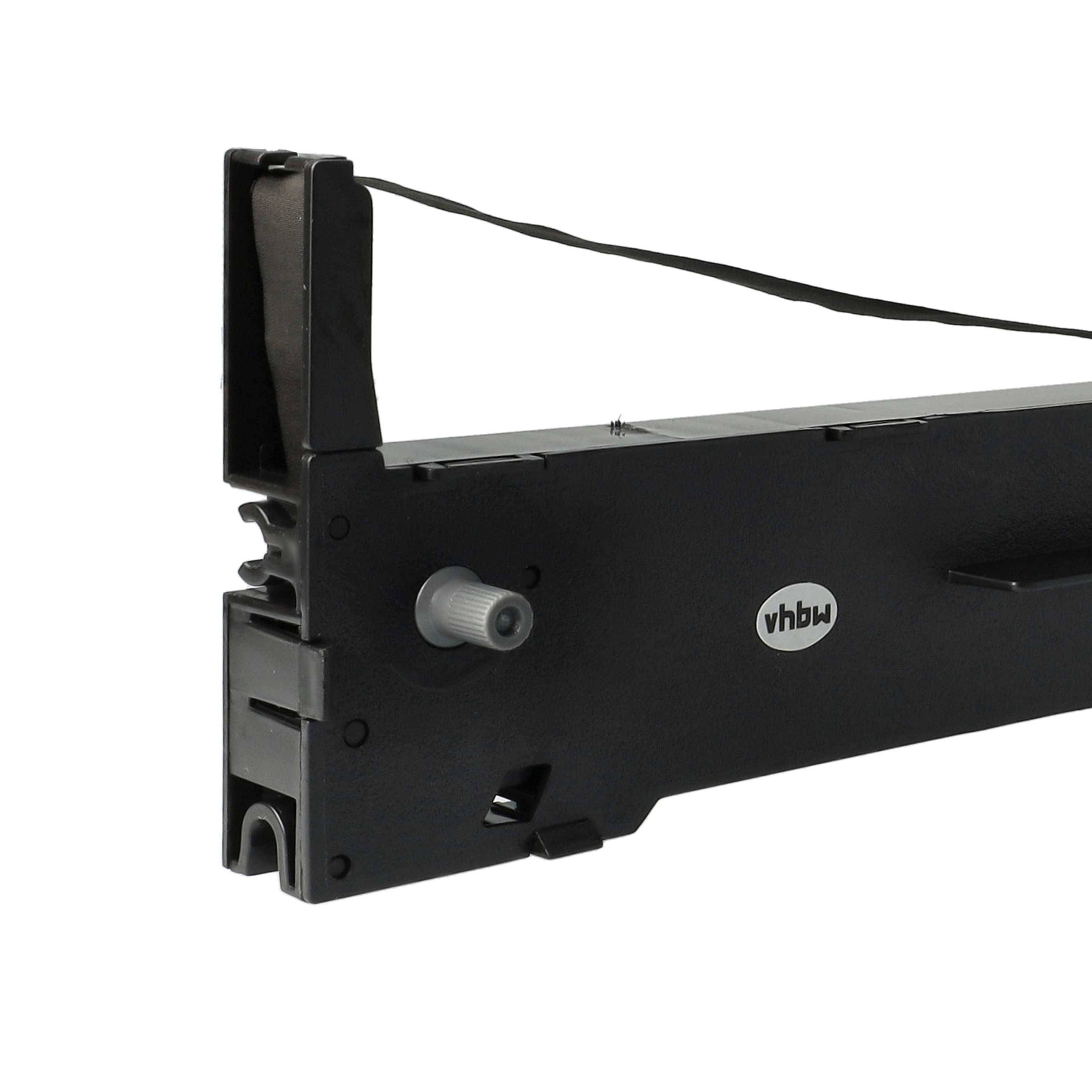 vhbw 5x Farbband Schriftband Ersatz für Epson S015336, C13S015336 für Nadeldrucker, Bondrucker - Schwarz