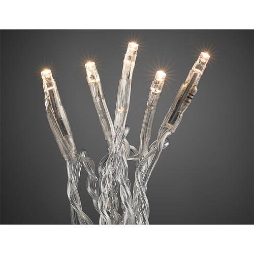 Micro LED-Lichterkette 100 flg. ww, transp. K. 6354-123