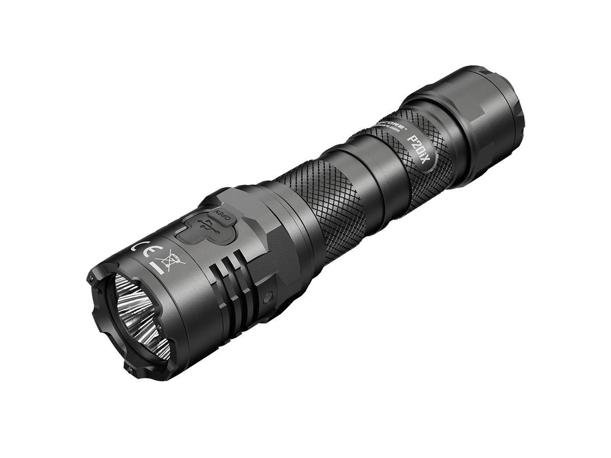 Nitecore P20iX LED-Taschenlampe, 4000 Lumen, taktische Taschenlampe mit Memoryfunktion, 21700 Li-Ion Akku Typ NL2150HPi