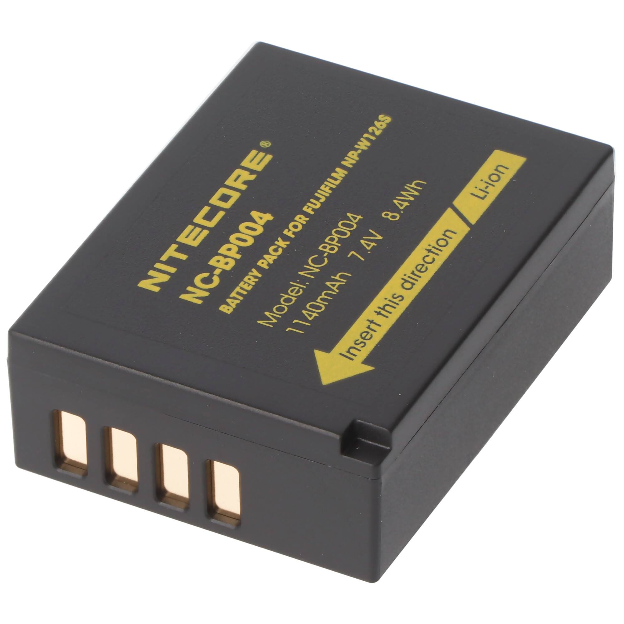 Nitecore NP-W126S Kamera Akku für Fujifilm