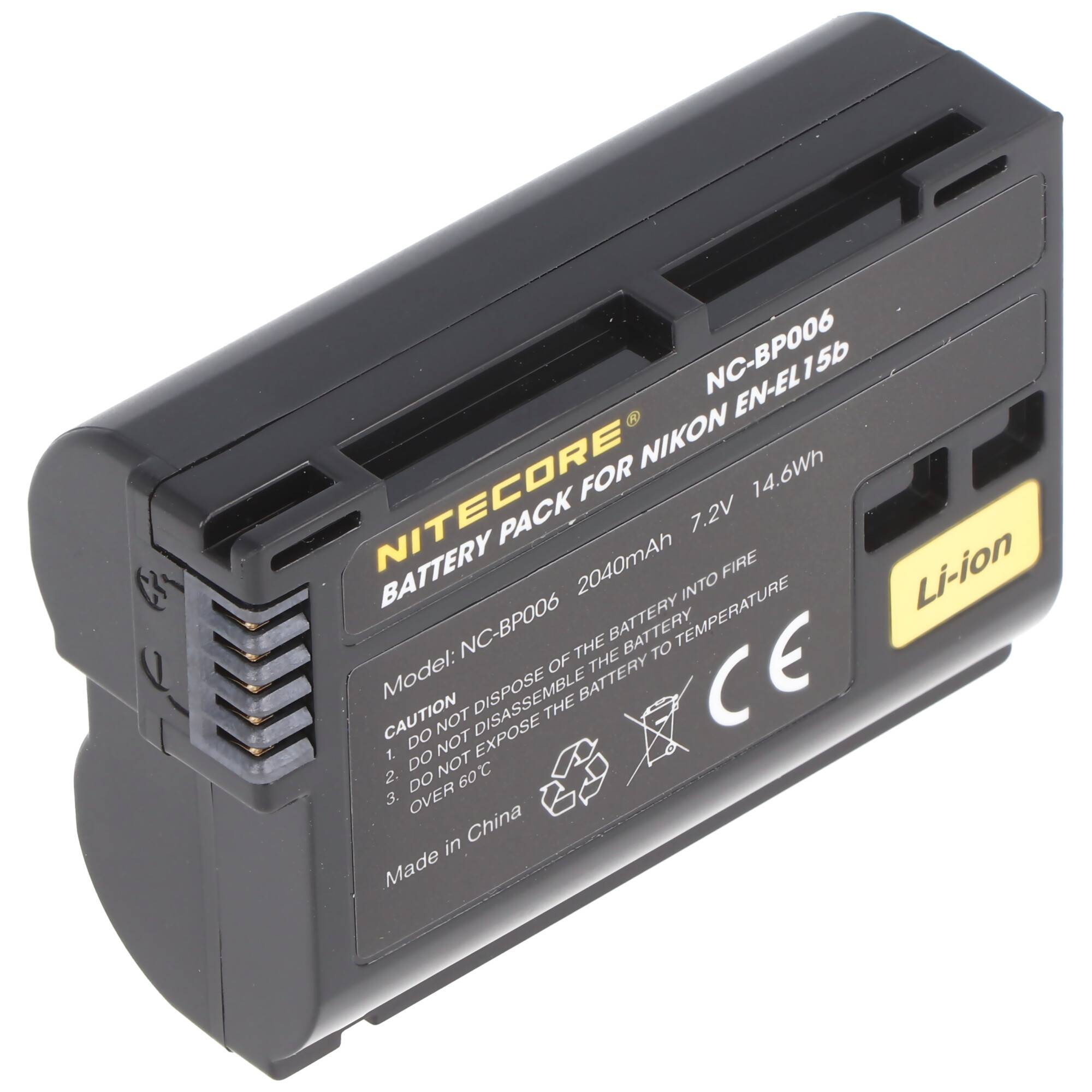 Nitecore EN-EL15b Kamera Akku für Nikon