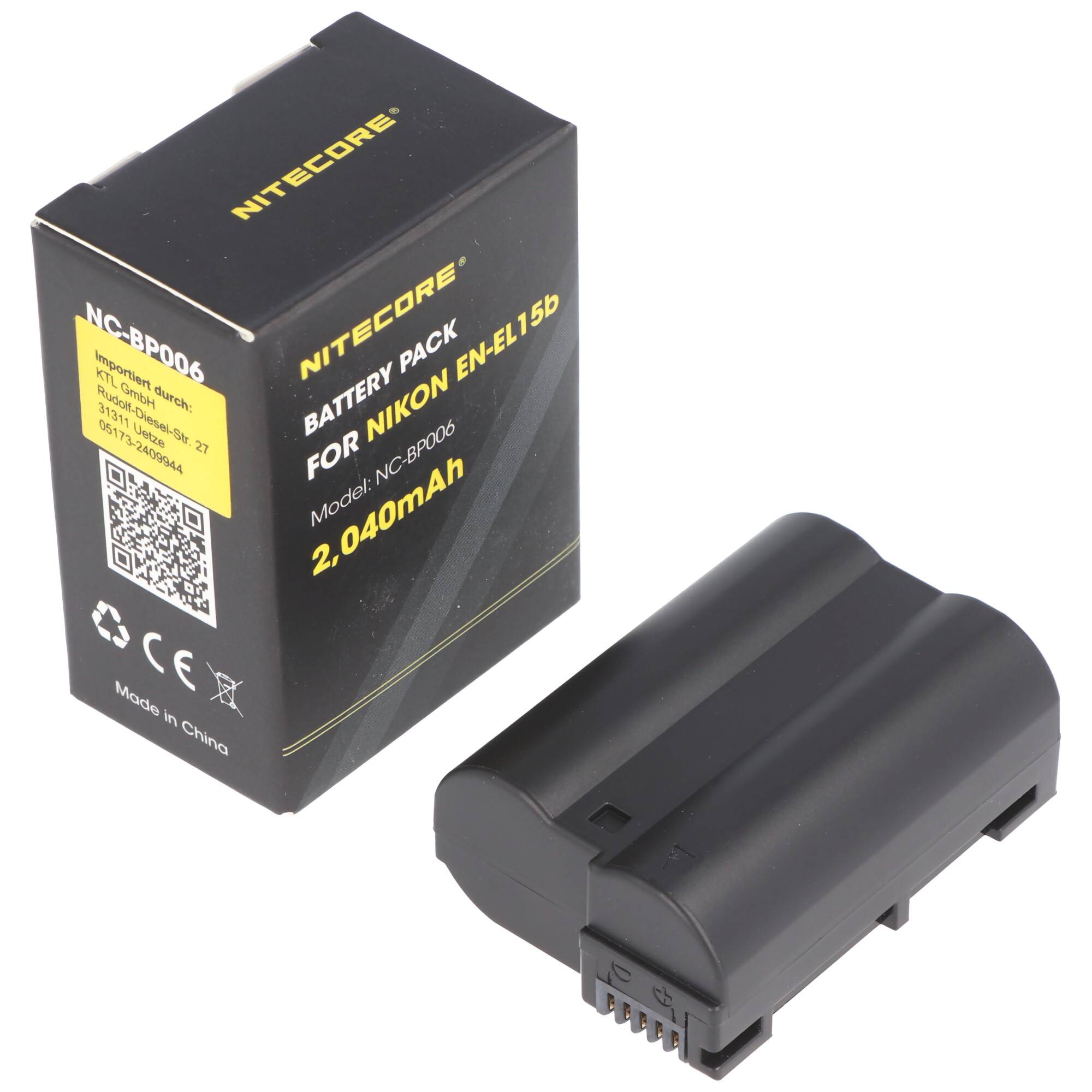 Nitecore EN-EL15b Kamera Akku für Nikon