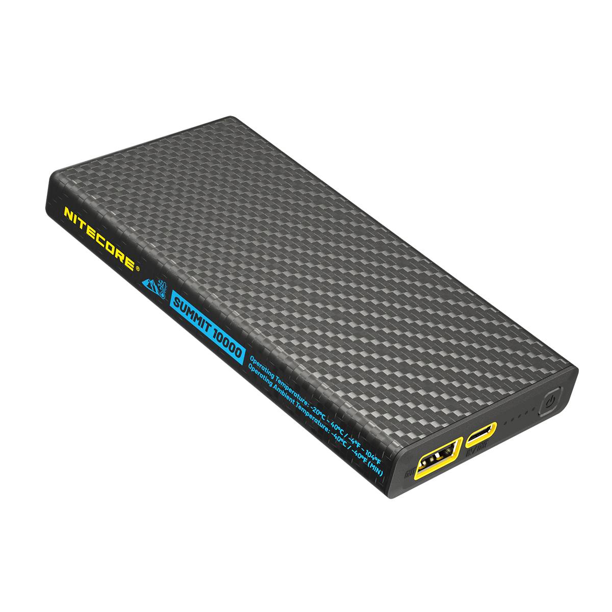 Nitecore Powerbank SUMMIT10000, 10.000mAh Kapazität, kältebeständig, einsetzbar bis zu -40°C, inklusive kälteresistentes