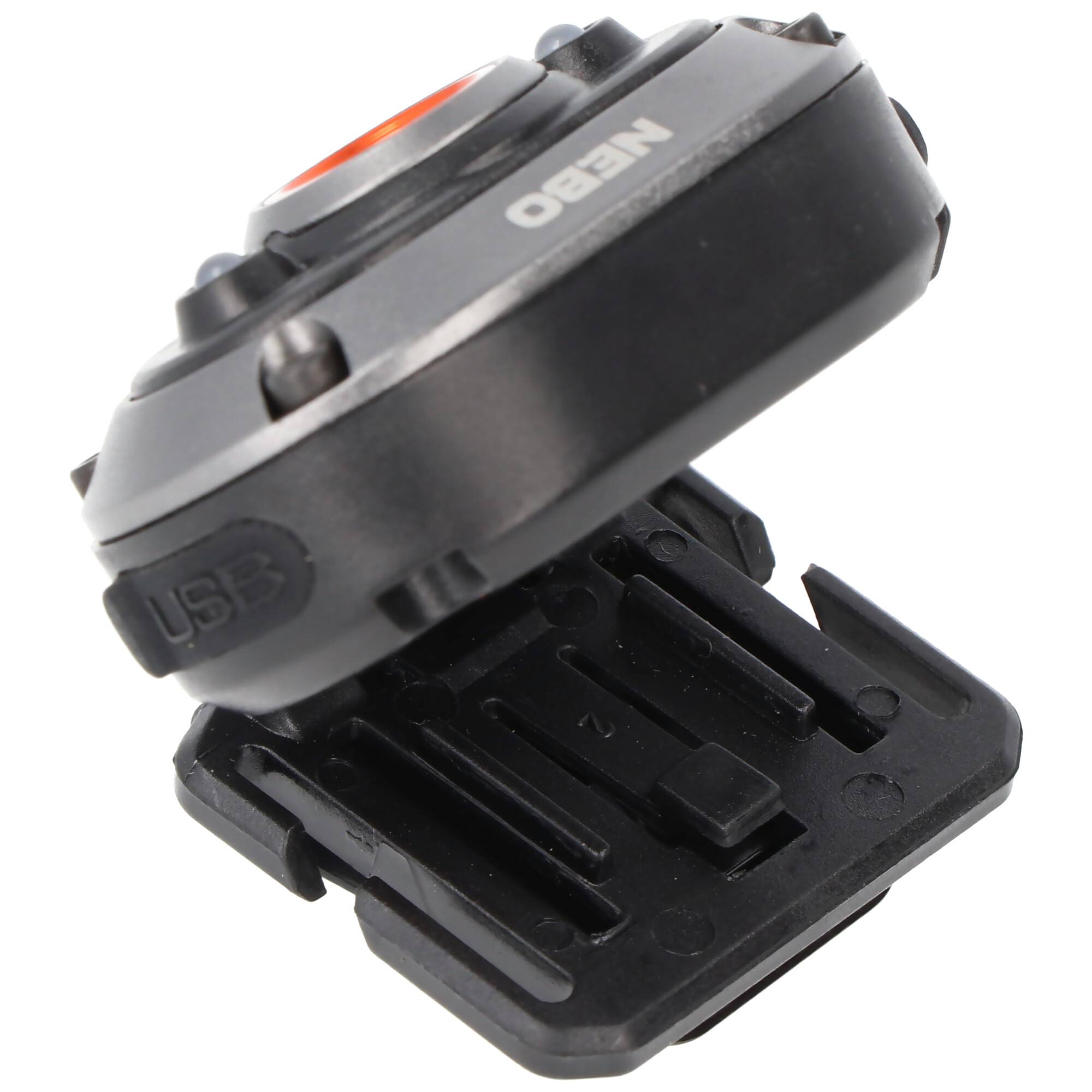 NEBO LED Stirnlampe MYCRO mit bis zu 400lm und 80m Leuchtweite integrierter Akku 3,7V 200mAh Li-Polymer