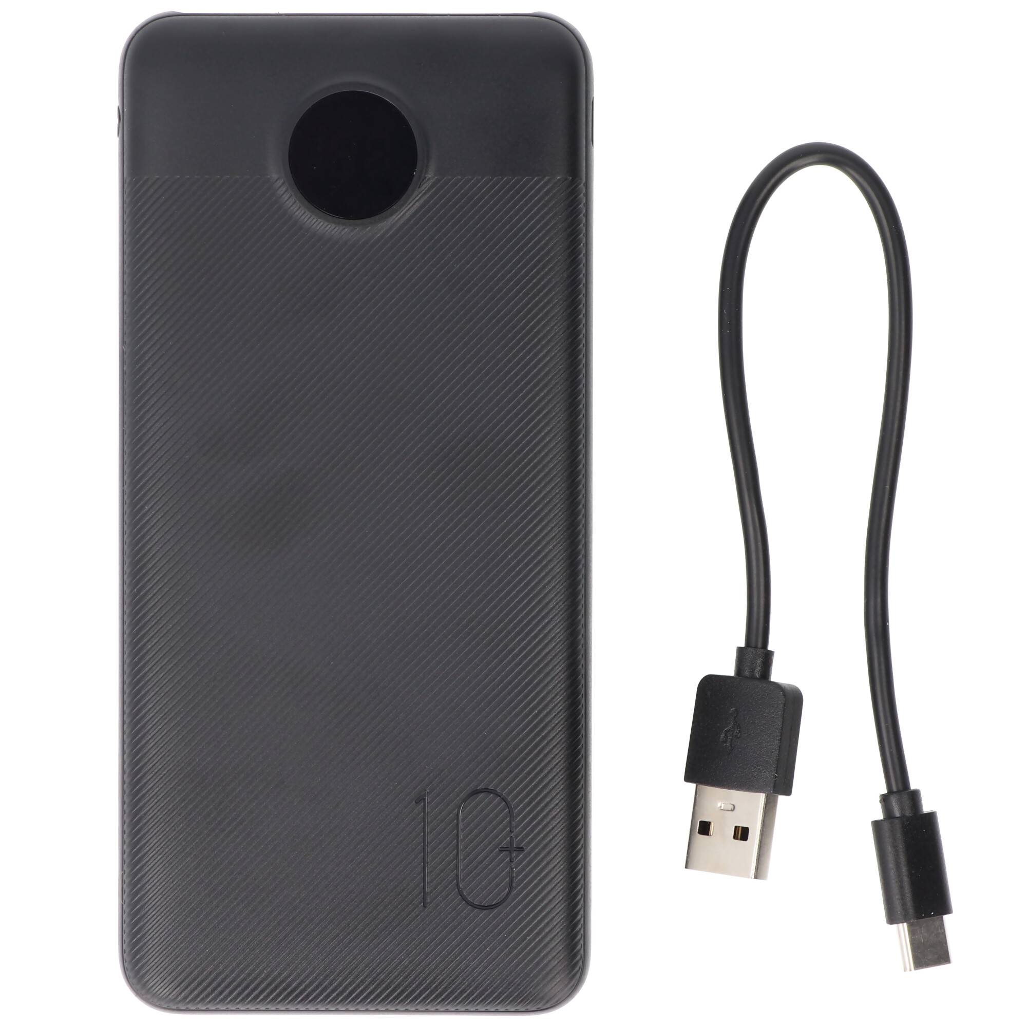 XCell Powerbank X10000PD mit 10.000mAh Kapazität, USB-C PD3.0, Quick-Charge, LED-Display, 2x USB-Ausgang 1x USB-C-Ausgan