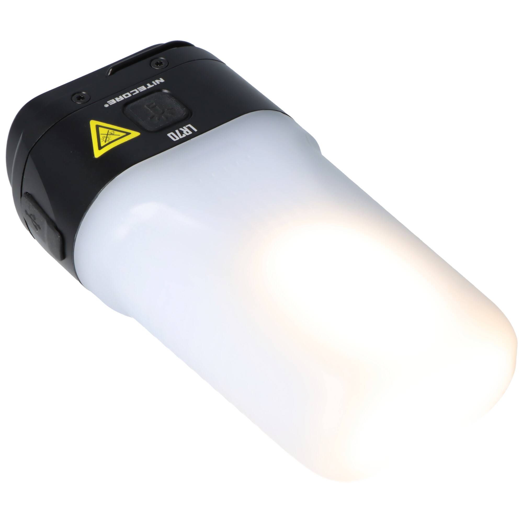 Nitecore LR70 LED-Taschenlampe, vereint Taschenlampe, Camping-Laterne und Powerbank in einem, max. 3000 Lumen Helligkeit