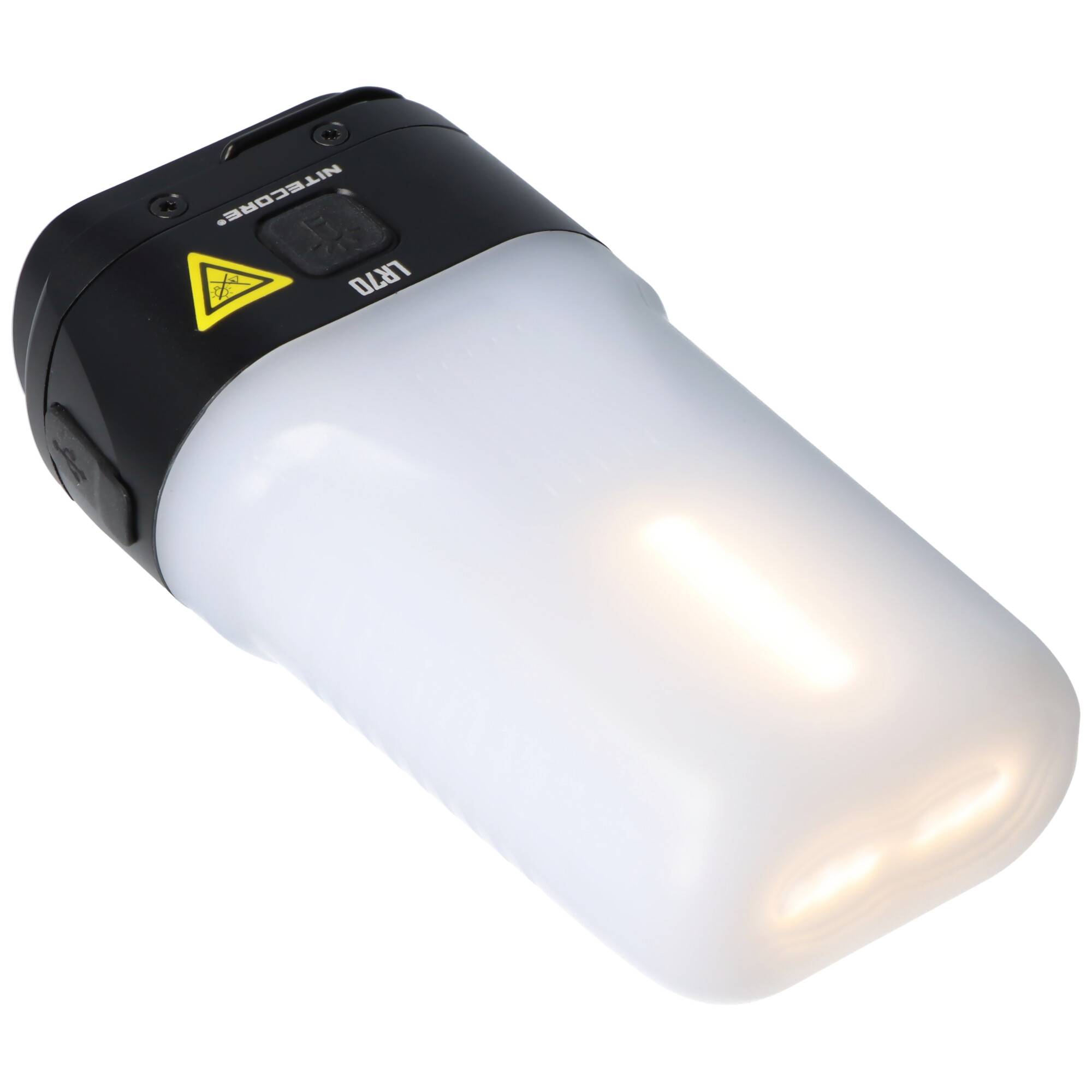 Nitecore LR70 LED-Taschenlampe, vereint Taschenlampe, Camping-Laterne und Powerbank in einem, max. 3000 Lumen Helligkeit