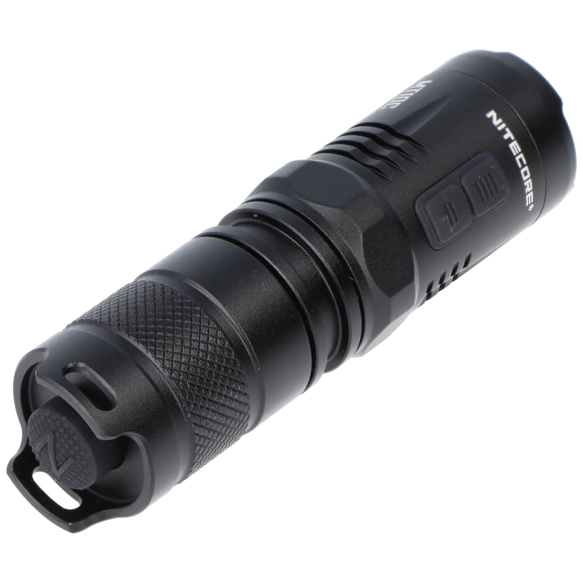 Nitecore MT10C LED-Taschenlampe mit bis zu 920 Lumen, Multitask Taschenlampe, mit zwei Side-Switches und Rotlicht-Mode