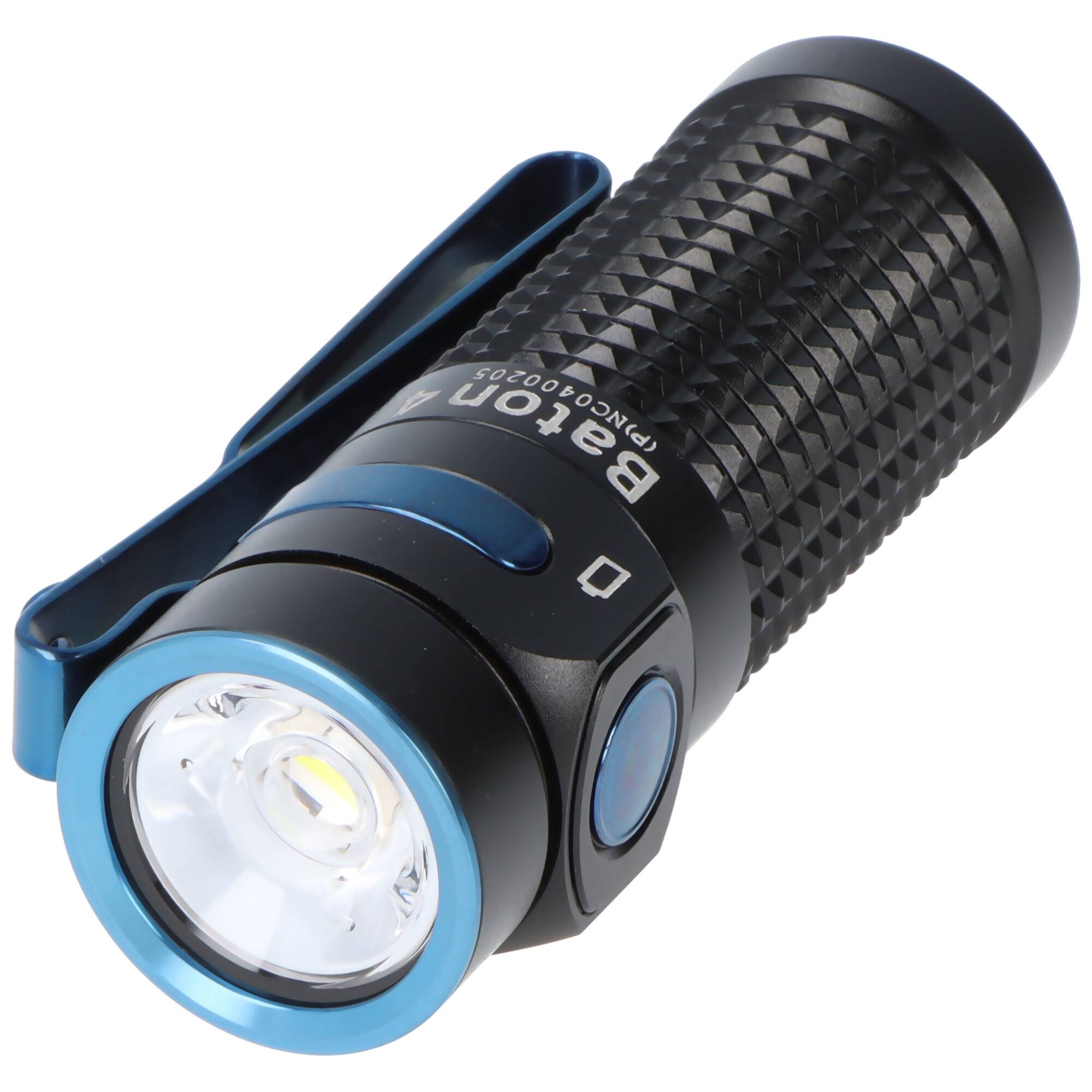 Olight Baton 4 Premium Edition schwarz, LED-Taschenlampe mit Ladecase, ultra-kompakt und leistungsstark, 1300 Lumen